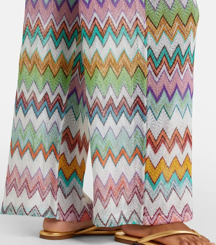 Missoni Zigzag lamé wide-leg pants | Thumbnail 6 Missoni Zigzag lamé wide-leg pants | Thumbnail 6