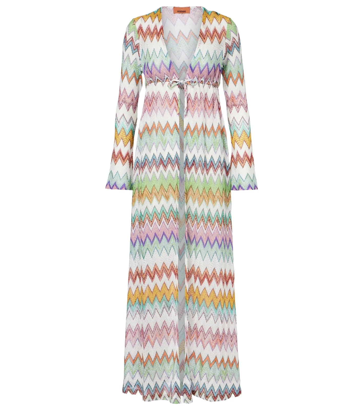 Missoni Zigzag lamé beach cover-up