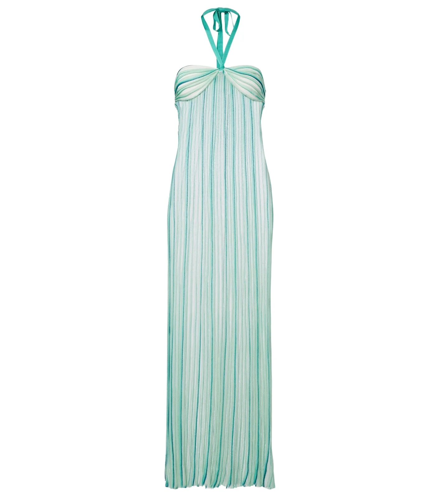 Striped halterneck maxi dress Striped halterneck maxi dress
