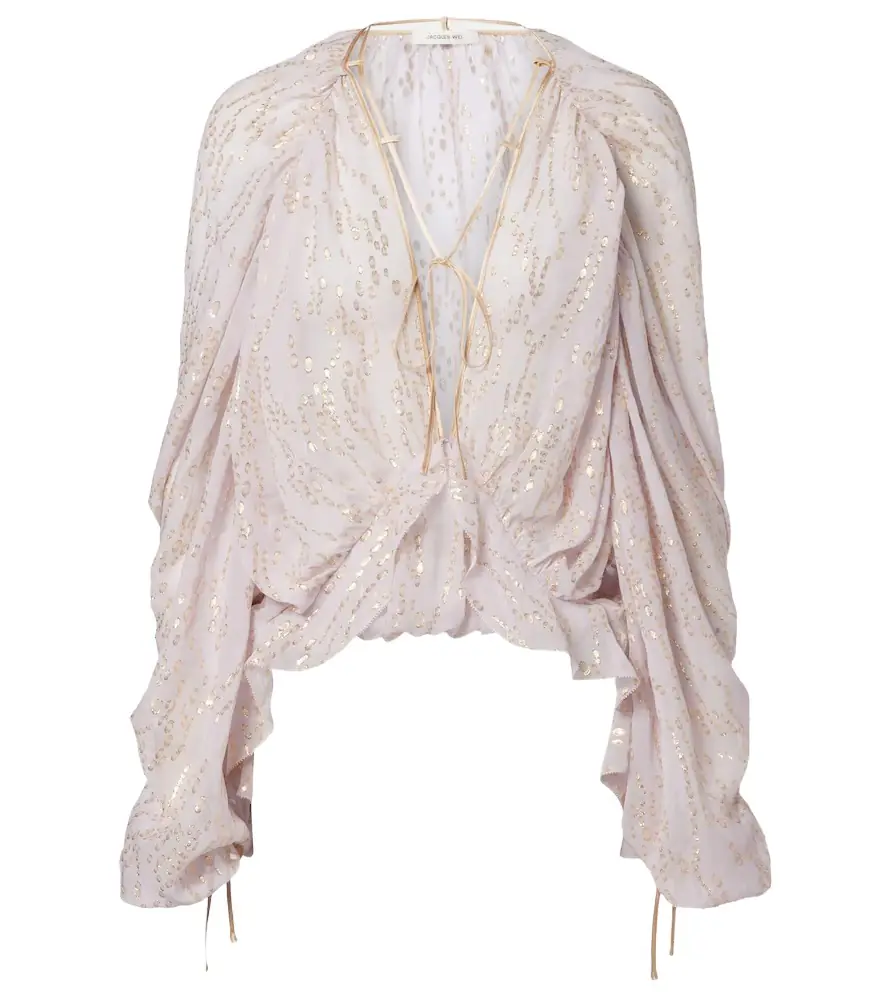 Jacques Wei Ruffled silk-blend shirt | Image 1 Jacques Wei Ruffled silk-blend shirt | Image 1