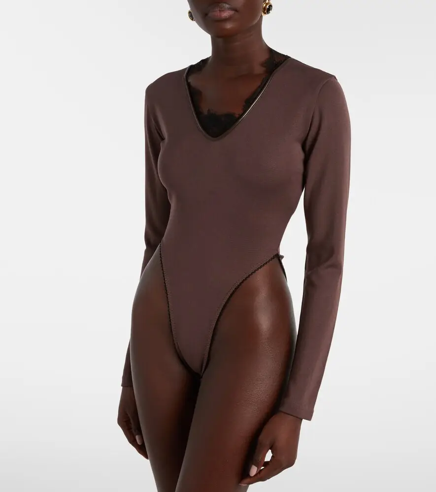 Jacques Wei Lace-trimmed bodysuit | Thumbnail 5