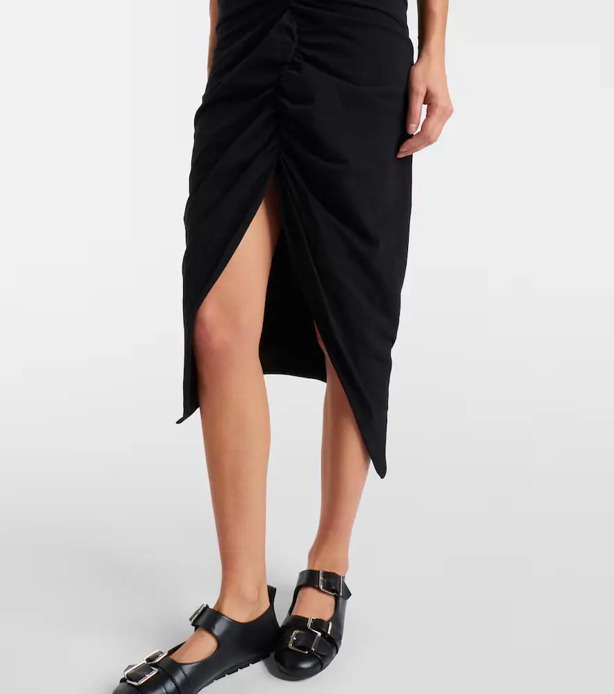 Vivienne Westwood Pulling ruched cotton midi dress | Thumbnail 2 Vivienne Westwood Pulling ruched cotton midi dress | Thumbnail 2