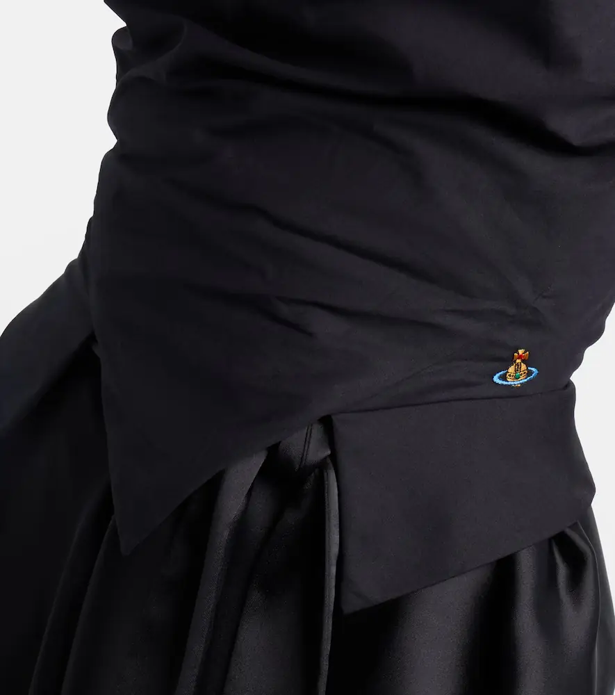 Vivienne Westwood Ginnie draped cotton bustier | Thumbnail 2