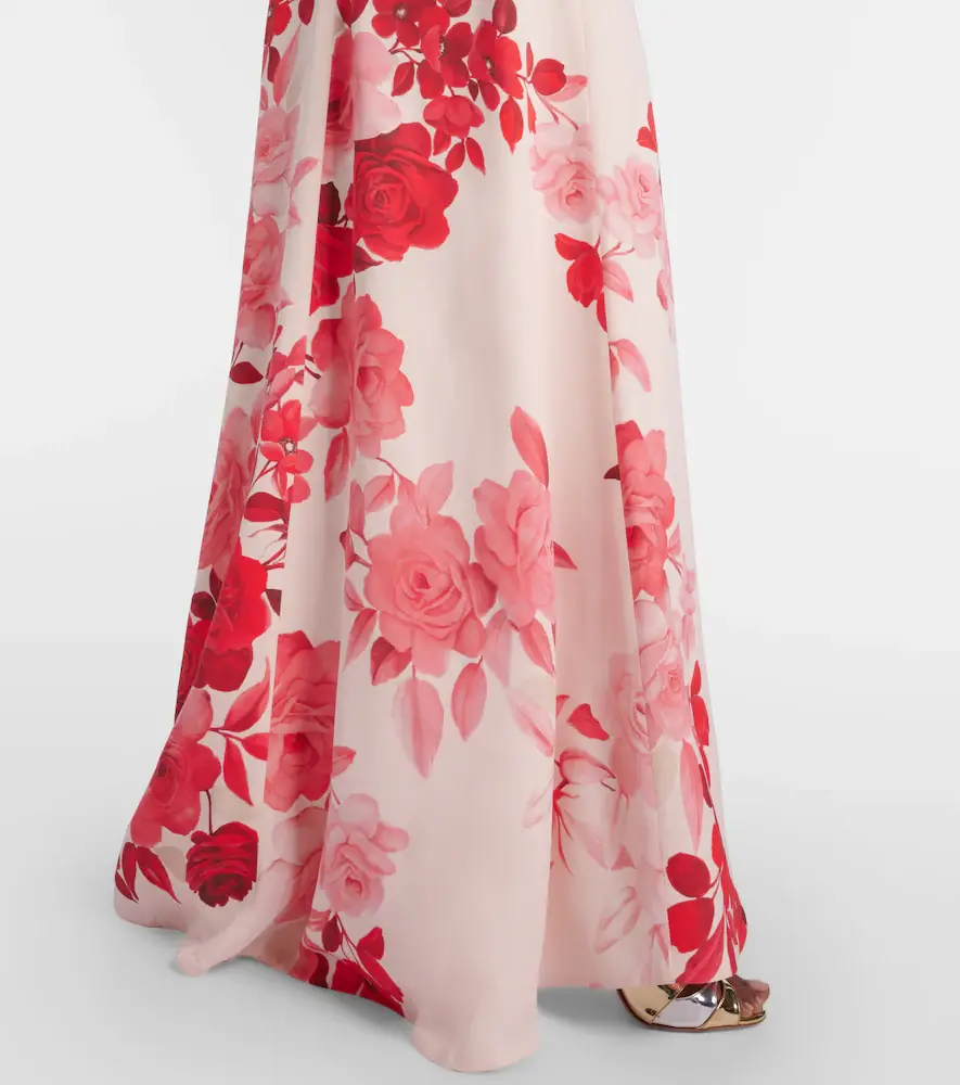 Monique Lhuillier Floral gown | Thumbnail 3 Monique Lhuillier Floral gown | Thumbnail 3