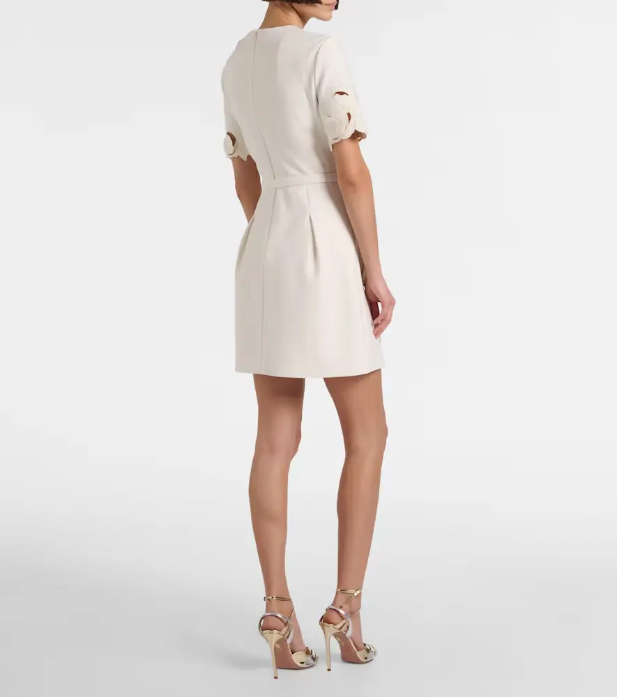 Leo Lin Aurelie belted floral-appliqué minidress | Thumbnail 2
