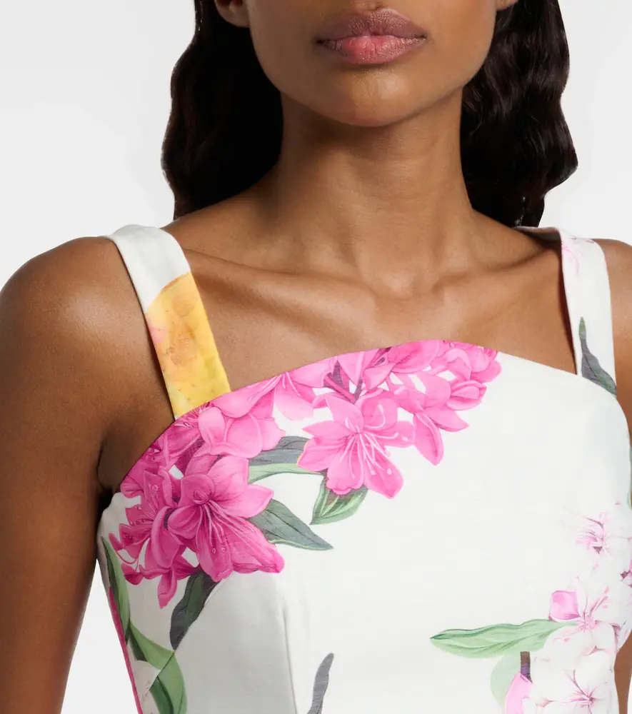 Leo Lin Isadora printed linem-blend top | Thumbnail 5