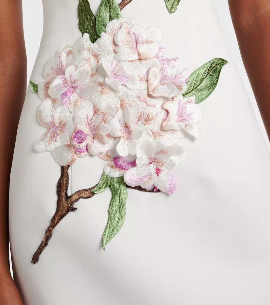 Leo Lin Rayna floral-appliqué bustier dress | Thumbnail 5 Leo Lin Rayna floral-appliqué bustier dress | Thumbnail 5
