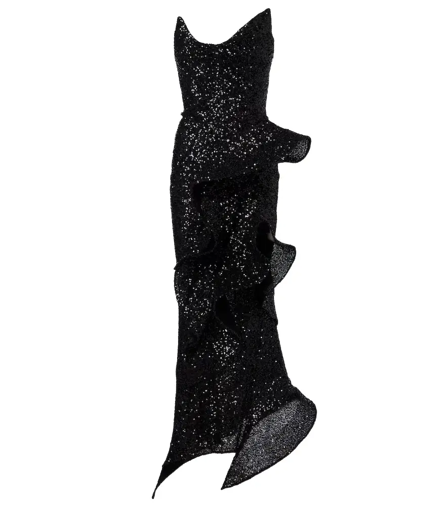 Maticevski Thistle Wave ruffled sequined gown | Image 1 Maticevski Thistle Wave ruffled sequined gown | Image 1