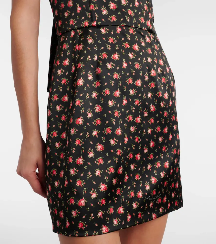 Dolce & Gabbana Floral halterneck silk-blend satin minidress | Thumbnail 5 Dolce & Gabbana Floral halterneck silk-blend satin minidress | Thumbnail 5