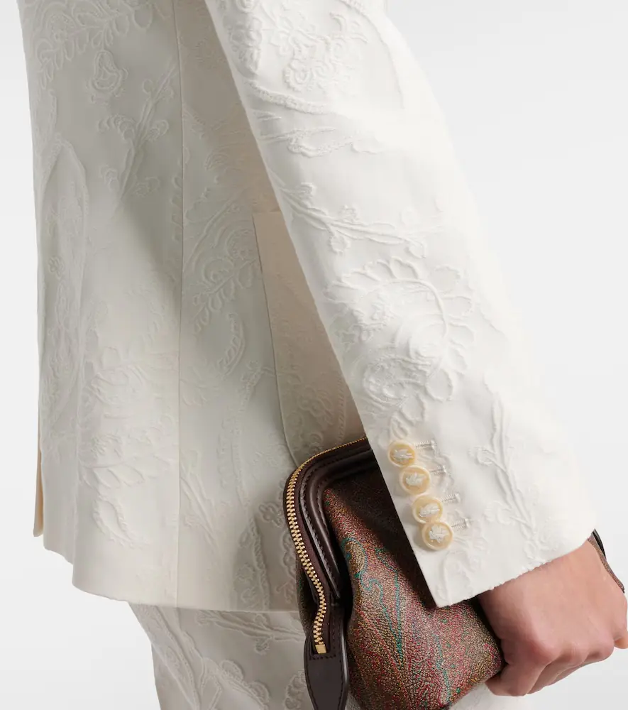 Etro Embroidered cotton-blend blazer | Thumbnail 6 Etro Embroidered cotton-blend blazer | Thumbnail 6
