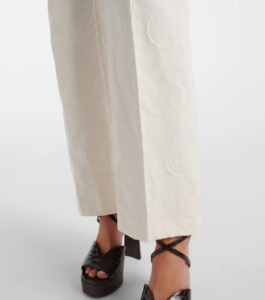 Etro Paisley jacquard cropped flared jeans | Thumbnail 2 Etro Paisley jacquard cropped flared jeans | Thumbnail 2