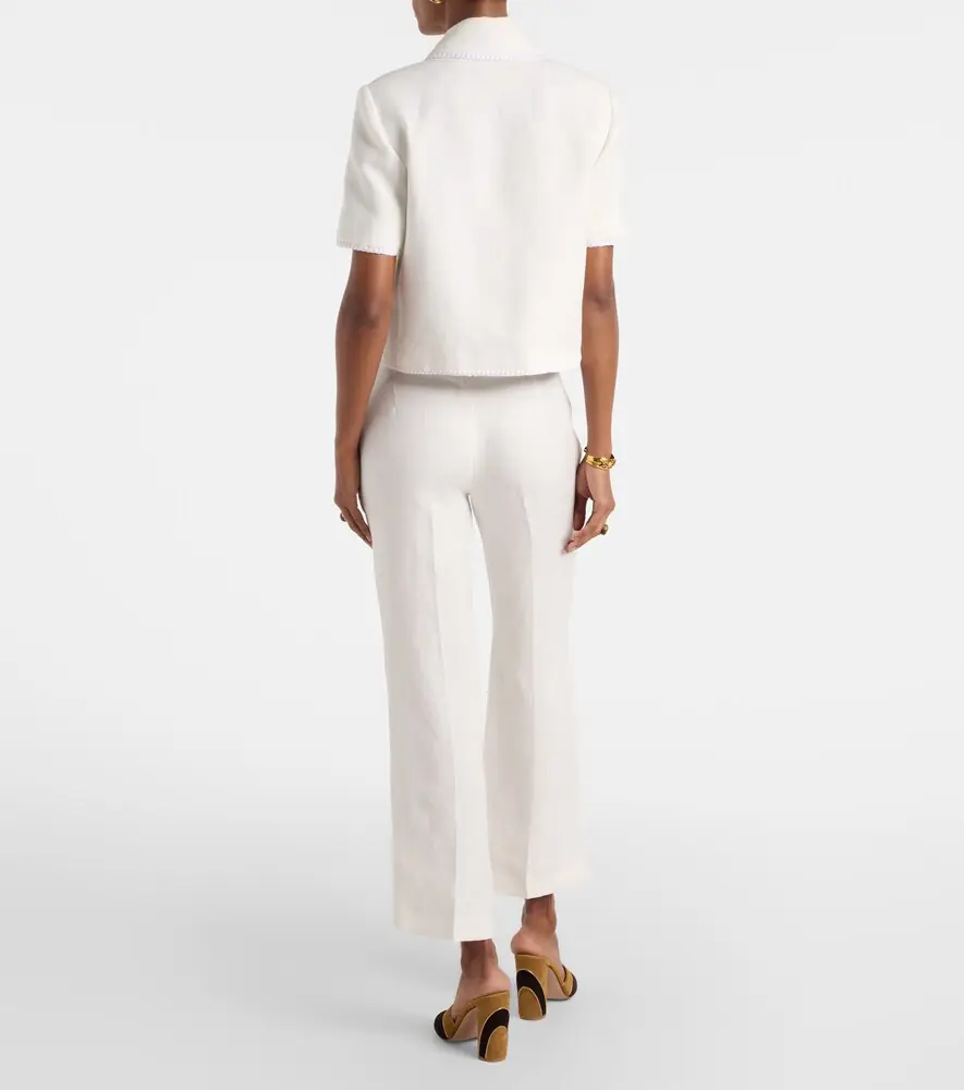Etro Linen bootcut pants | Thumbnail 5 Etro Linen bootcut pants | Thumbnail 5