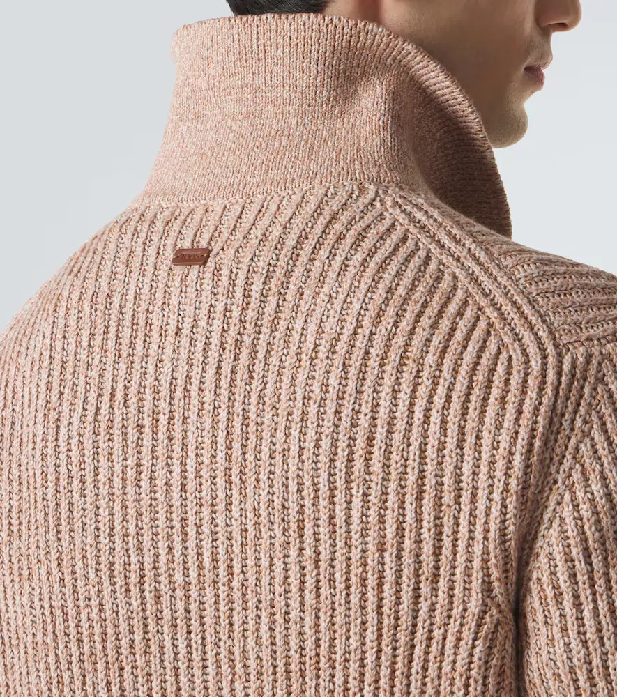 Tod's Cotton mouliné zip-up cardigan | Thumbnail 7 Tod's Cotton mouliné zip-up cardigan | Thumbnail 7