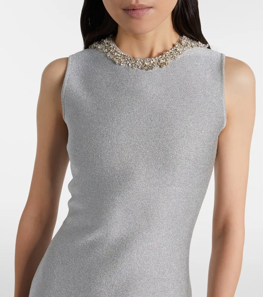 Alexander McQueen Embellished lamé cocktail dress | Thumbnail 3 Alexander McQueen Embellished lamé cocktail dress | Thumbnail 3