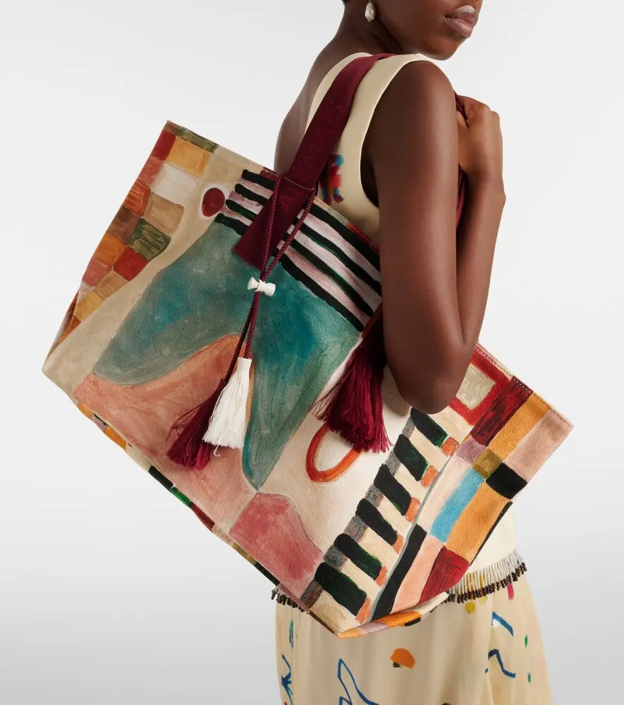 Alemais Alémais x LRNCE Michelle Large printed canvas tote bag | Thumbnail 4