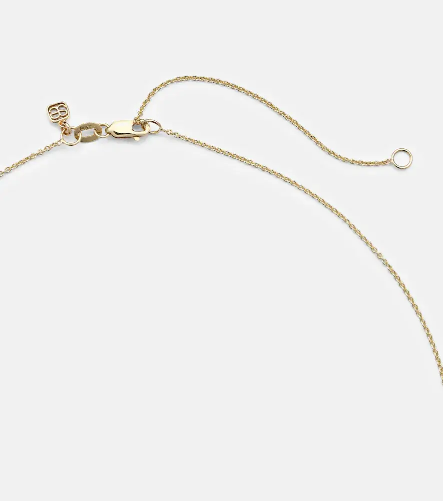 Sydney Evan 14kt gold charm necklace with diamonds | Thumbnail 4 Sydney Evan 14kt gold charm necklace with diamonds | Thumbnail 4