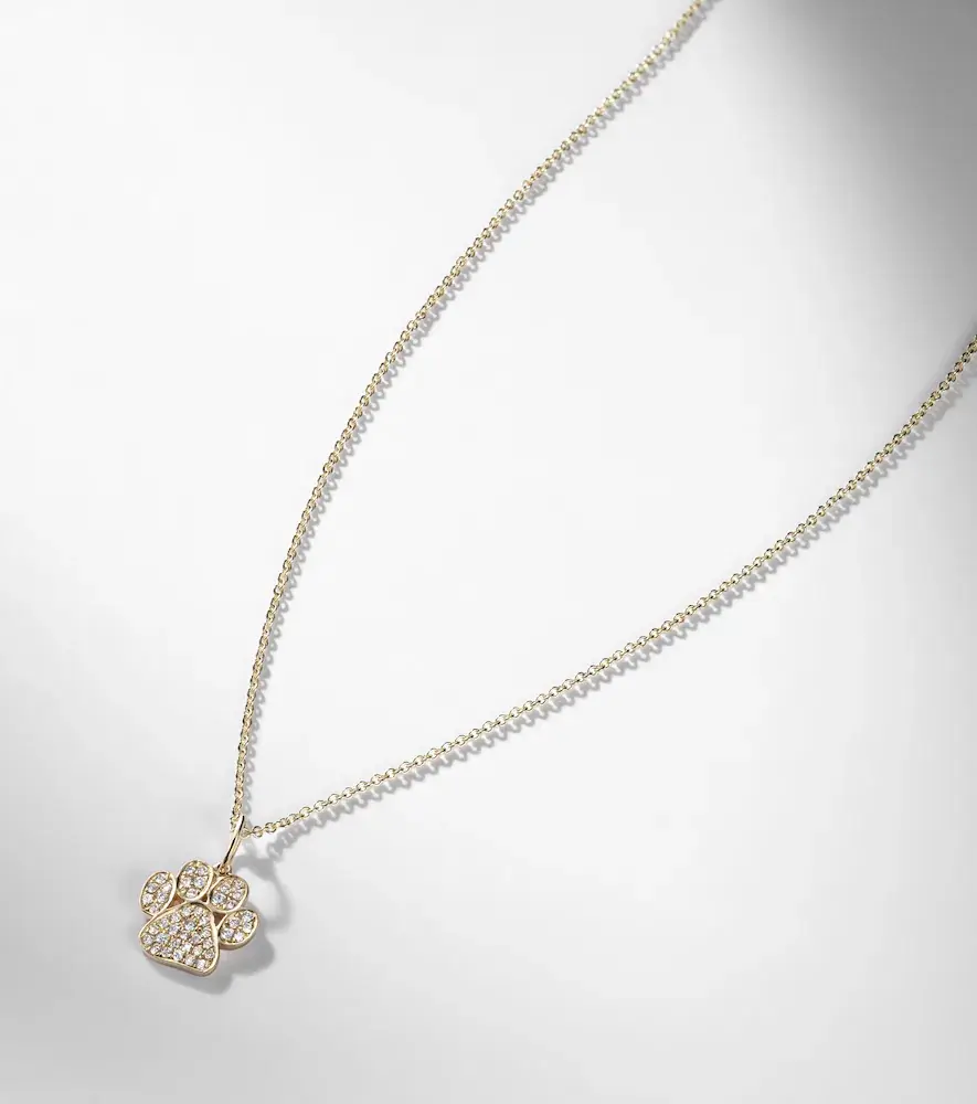 Sydney Evan 14kt gold charm necklace with diamonds | Thumbnail 6 Sydney Evan 14kt gold charm necklace with diamonds | Thumbnail 6