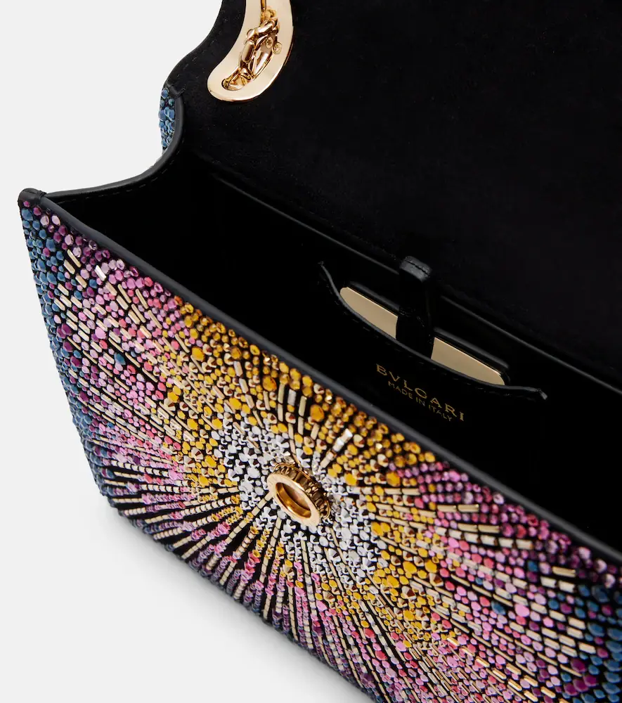 Bvlgari Serpenti Forever Small suede crossbody bag | Thumbnail 2 Bvlgari Serpenti Forever Small suede crossbody bag | Thumbnail 2