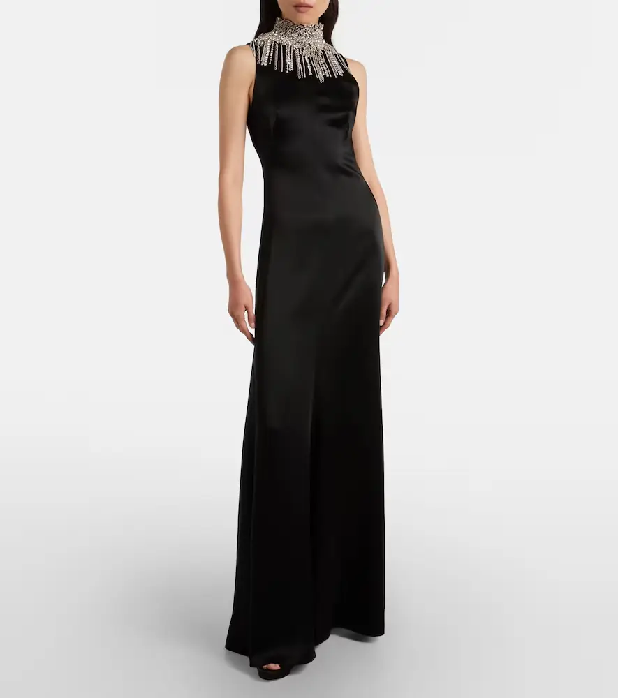 Alexander McQueen Embellished open-back gown | Thumbnail 3 Alexander McQueen Embellished open-back gown | Thumbnail 3