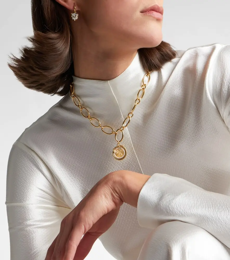 Foundrae Wholeness 18kt gold pendant necklace with diamonds | Thumbnail 3 Foundrae Wholeness 18kt gold pendant necklace with diamonds | Thumbnail 3