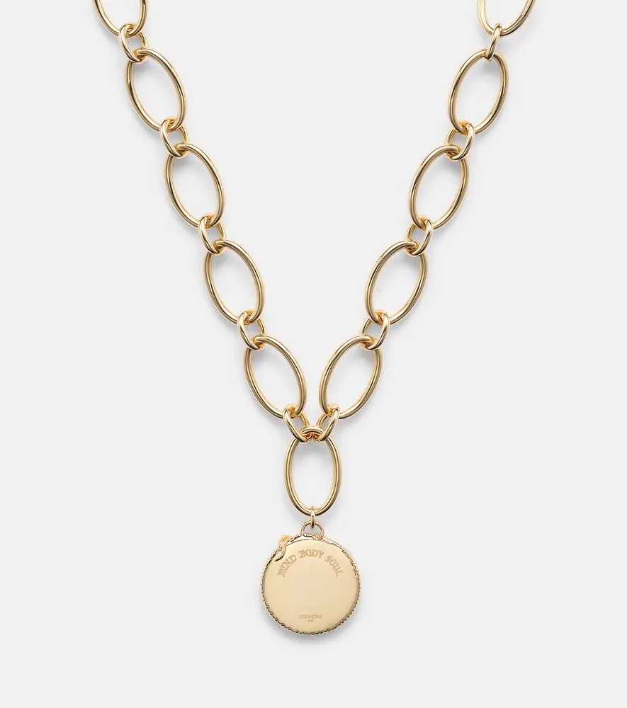 Foundrae Wholeness 18kt gold pendant necklace with diamonds | Thumbnail 6 Foundrae Wholeness 18kt gold pendant necklace with diamonds | Thumbnail 6