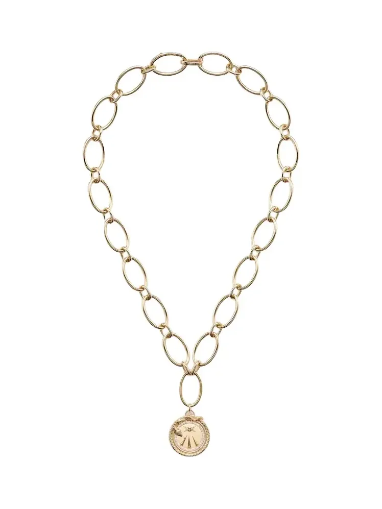 Wholeness 18kt gold pendant necklace with diamonds Wholeness 18kt gold pendant necklace with diamonds