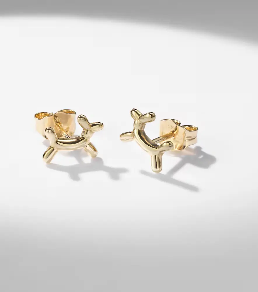 Sydney Evan Balloon Dog 14kt gold earrings | Thumbnail 5