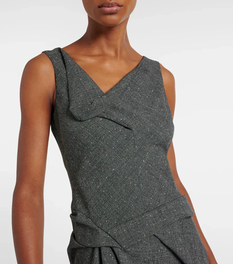 Alexander McQueen Wool midi dress | Thumbnail 3