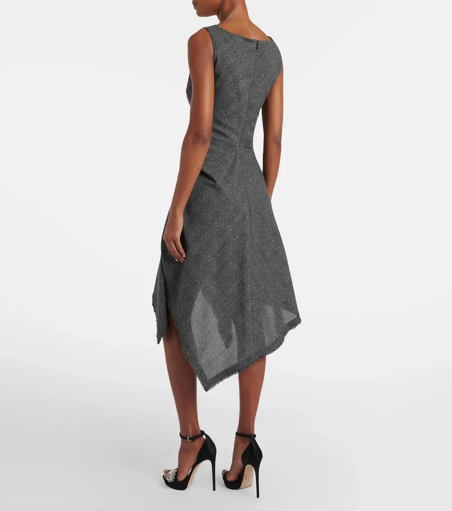 Alexander McQueen Wool midi dress | Thumbnail 4