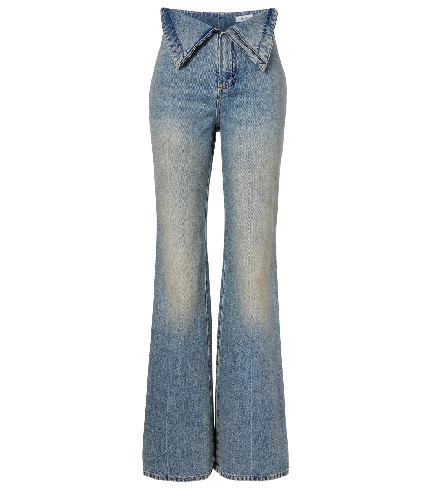 High-rise wide-leg jeans