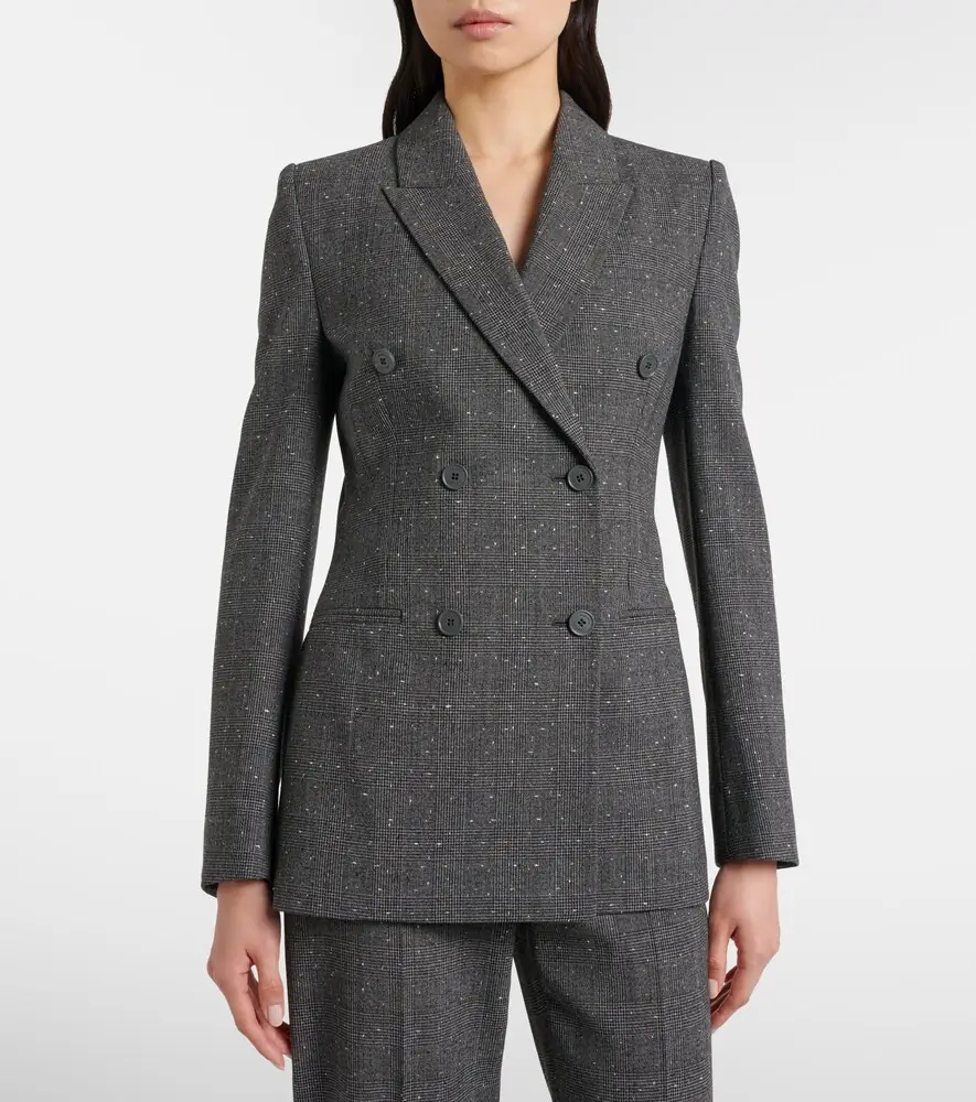 Alexander McQueen Prince of Wales check wool blazer | Thumbnail 4 Alexander McQueen Prince of Wales check wool blazer | Thumbnail 4