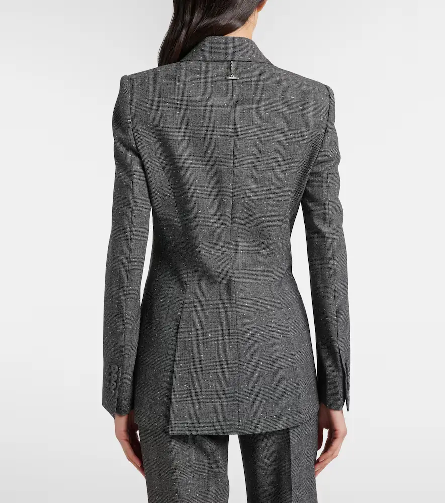 Alexander McQueen Prince of Wales check wool blazer | Thumbnail 6 Alexander McQueen Prince of Wales check wool blazer | Thumbnail 6