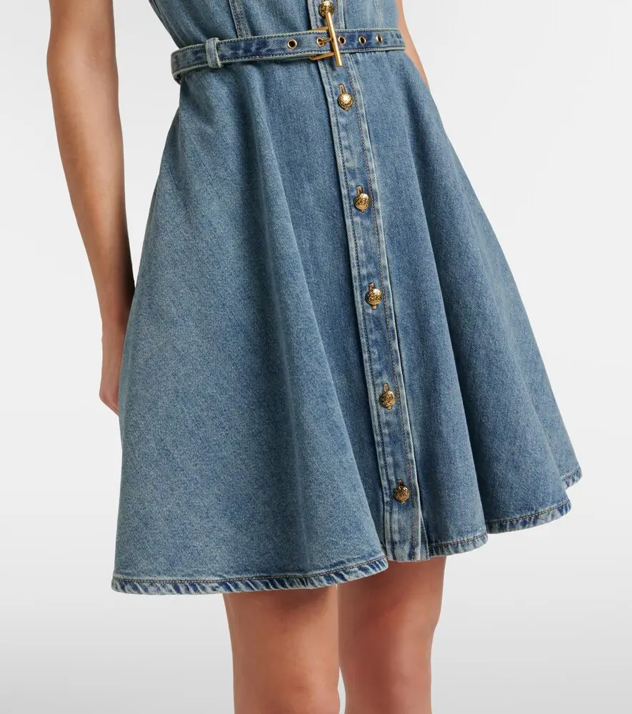 Alexander McQueen Belted denim shirt dress | Thumbnail 6 Alexander McQueen Belted denim shirt dress | Thumbnail 6