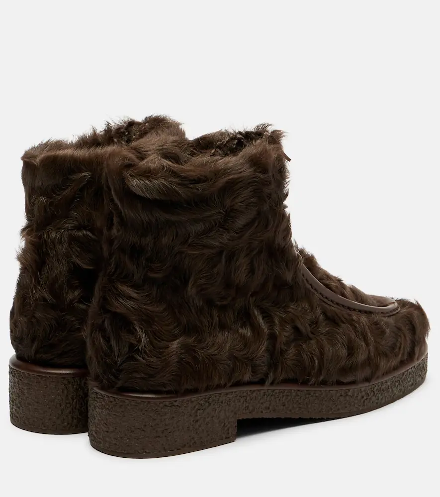 Aquazzura Frostie shearling ankle boots | Thumbnail 3 Aquazzura Frostie shearling ankle boots | Thumbnail 3