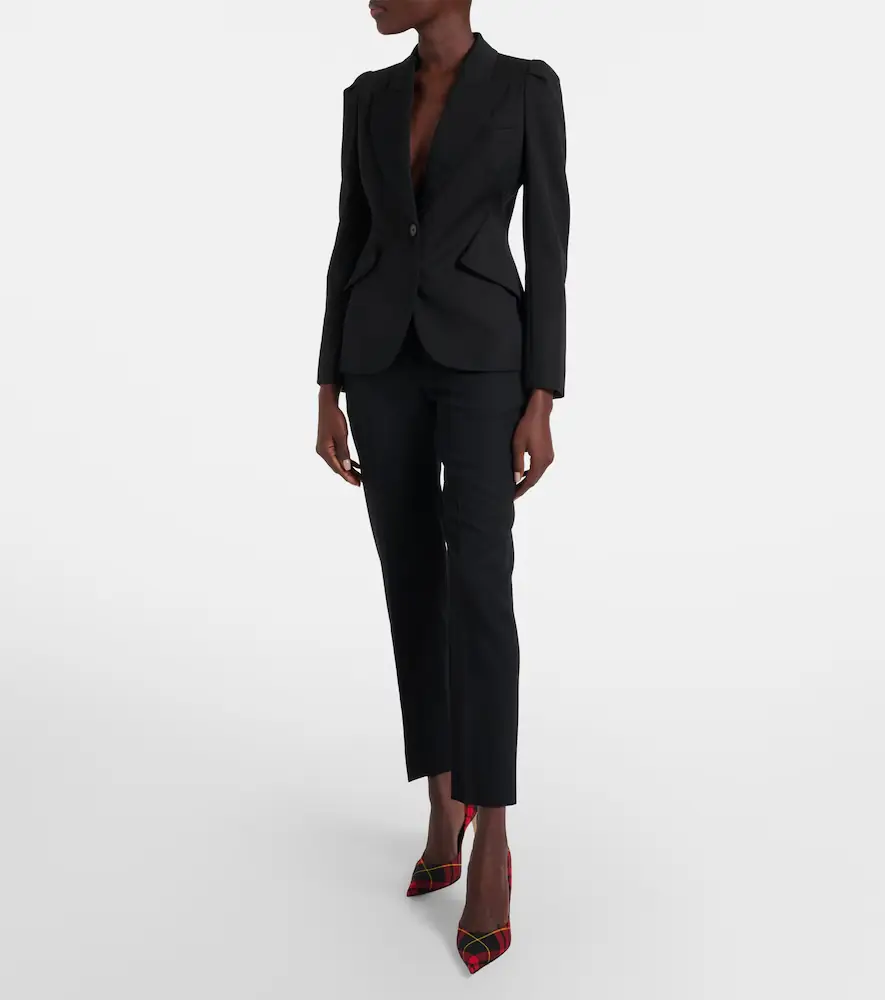 Alexander McQueen Wool straight pants | Thumbnail 4 Alexander McQueen Wool straight pants | Thumbnail 4