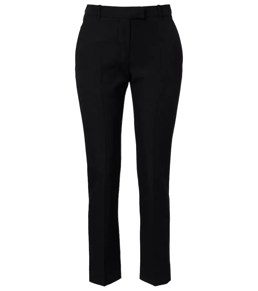 Wool straight pants Wool straight pants