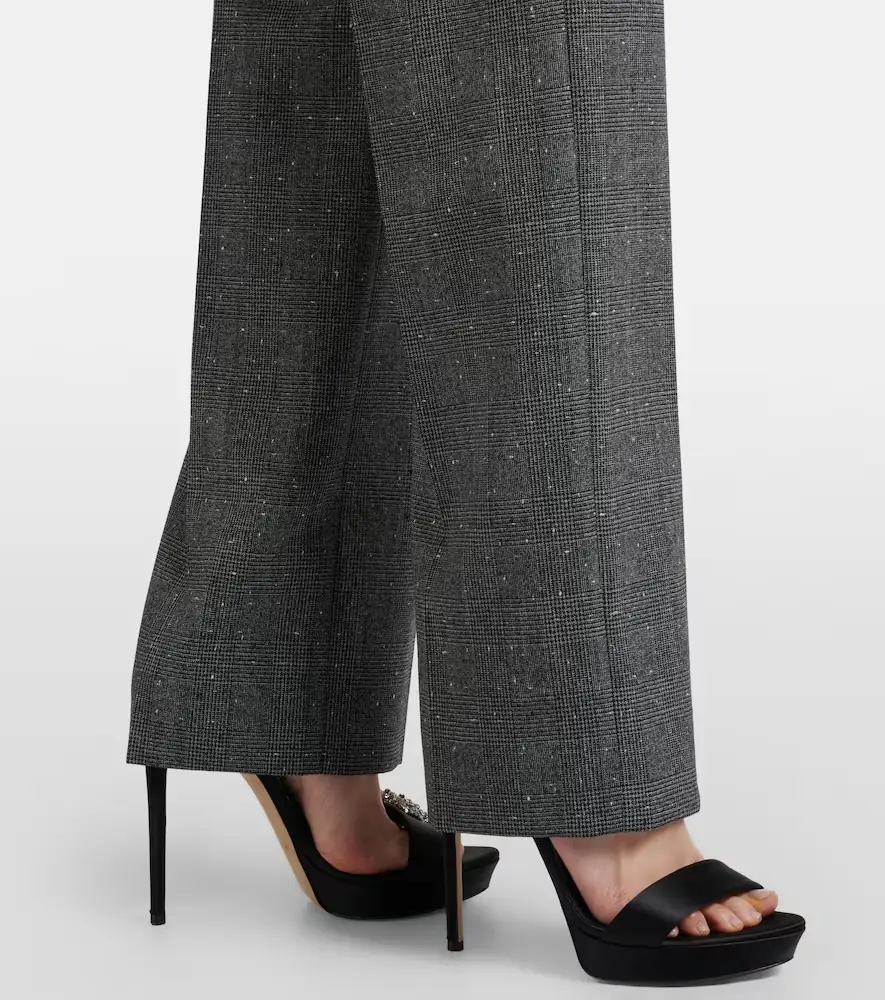 Alexander McQueen Prince of Wales check wool straight pants | Thumbnail 2 Alexander McQueen Prince of Wales check wool straight pants | Thumbnail 2
