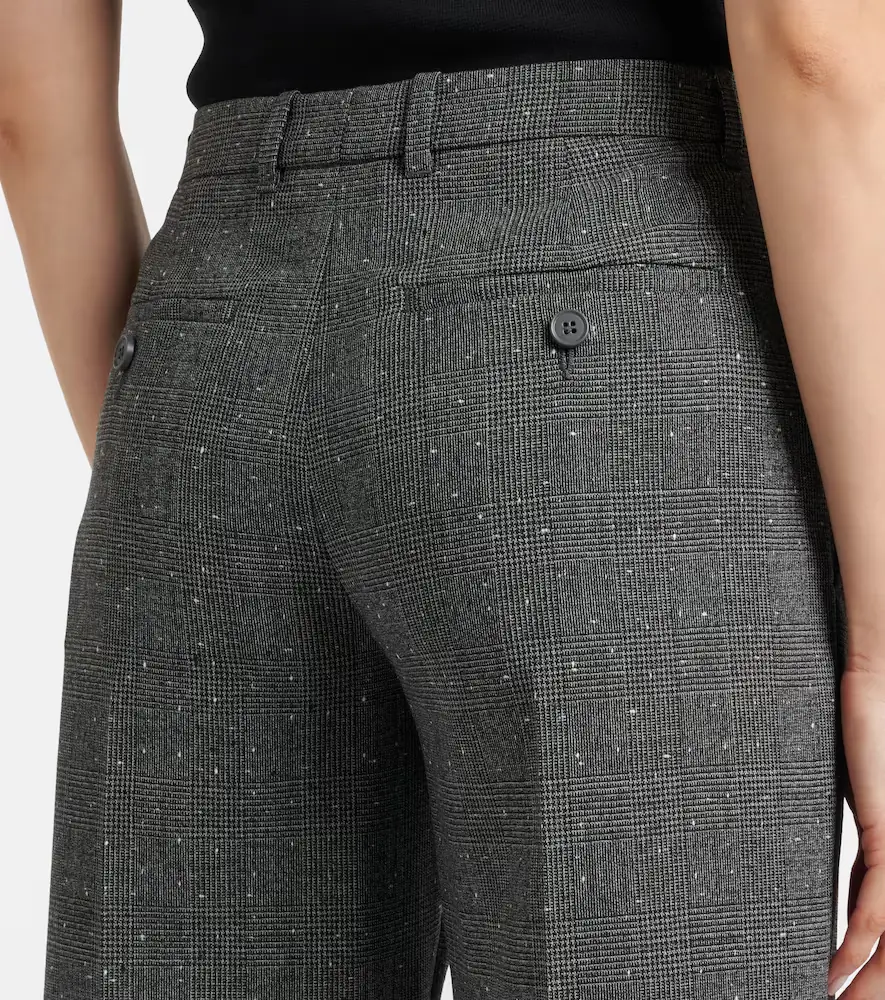 Alexander McQueen Prince of Wales check wool straight pants | Thumbnail 3 Alexander McQueen Prince of Wales check wool straight pants | Thumbnail 3