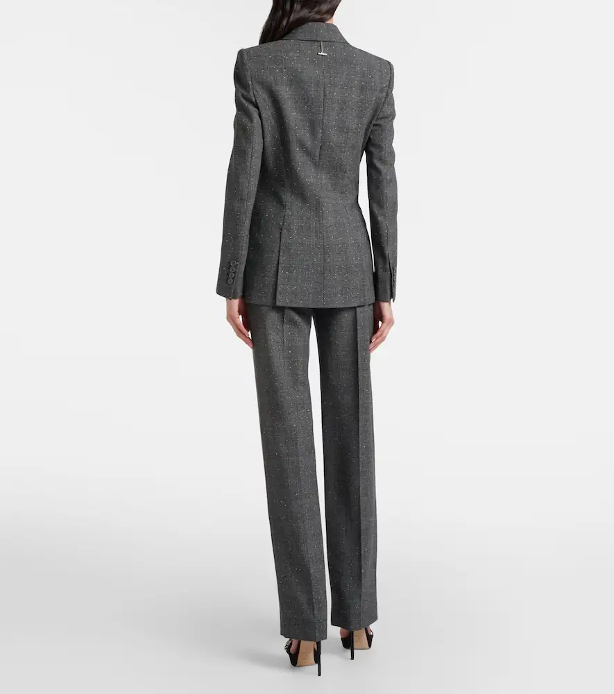 Alexander McQueen Prince of Wales check wool straight pants | Thumbnail 4 Alexander McQueen Prince of Wales check wool straight pants | Thumbnail 4