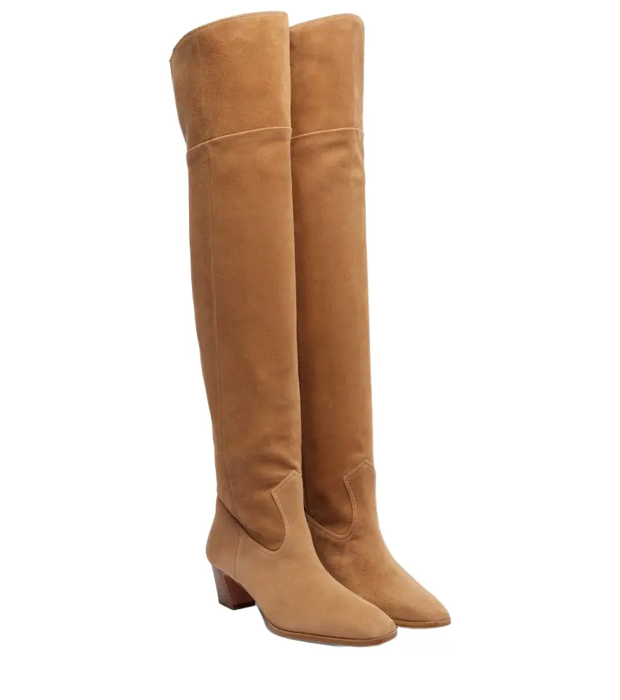 Aquazzura Nomad 50 suede over-the-knee boots | Image 1 Aquazzura Nomad 50 suede over-the-knee boots | Image 1