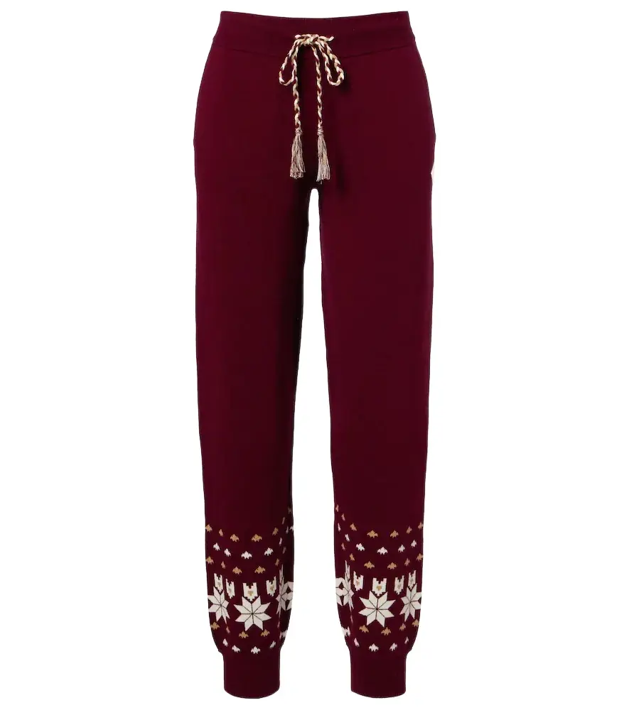 The Upside Knitted cotton-blend sweatpants