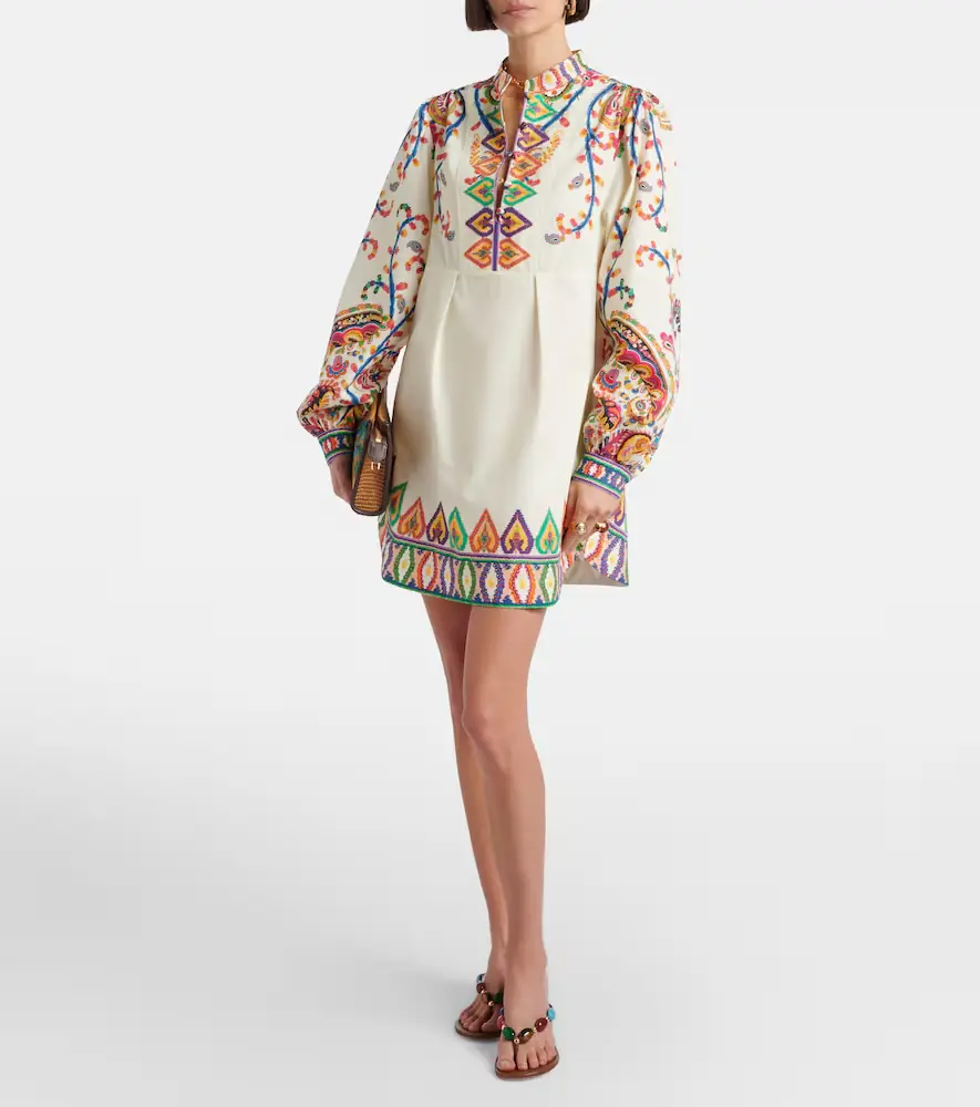 Etro Printed cotton minidress | Thumbnail 2 Etro Printed cotton minidress | Thumbnail 2