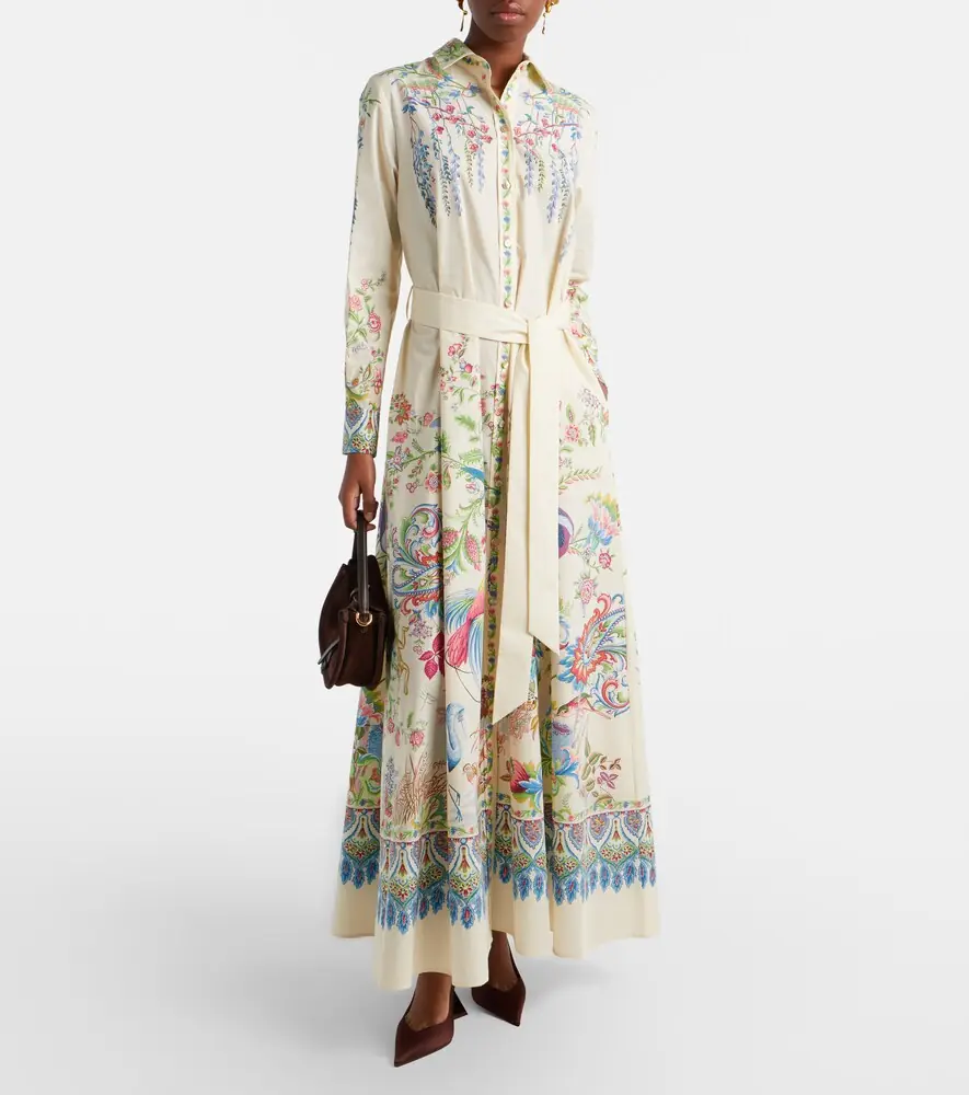 Etro Belted printed cotton shirt dress | Thumbnail 3