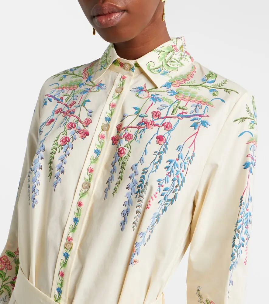 Etro Belted printed cotton shirt dress | Thumbnail 4
