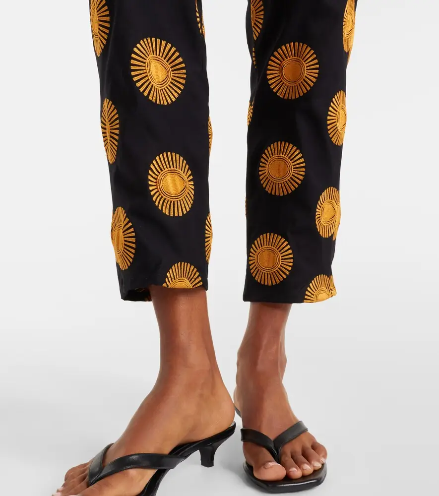 Cala de la Cruz Isola printed cotton-blend straight pants | Thumbnail 3