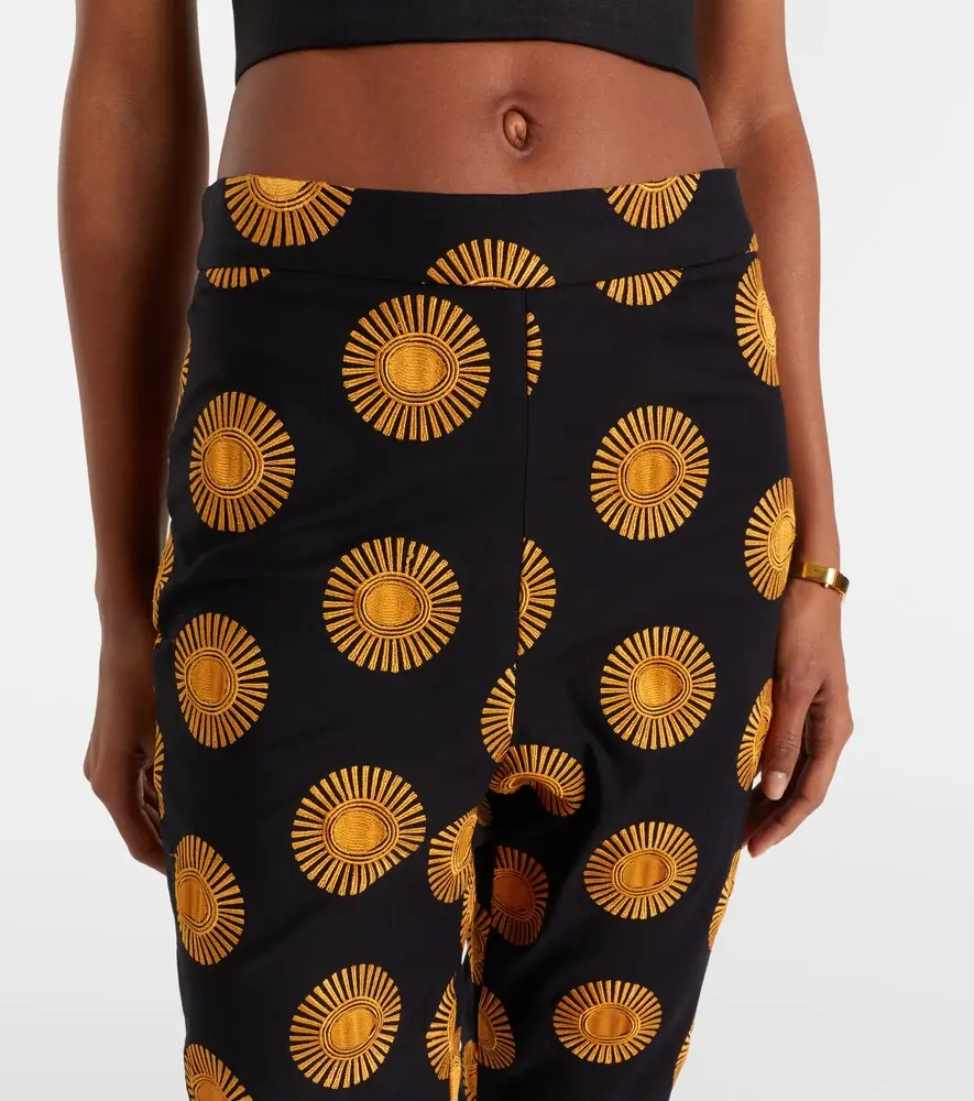 Cala de la Cruz Isola printed cotton-blend straight pants | Thumbnail 4