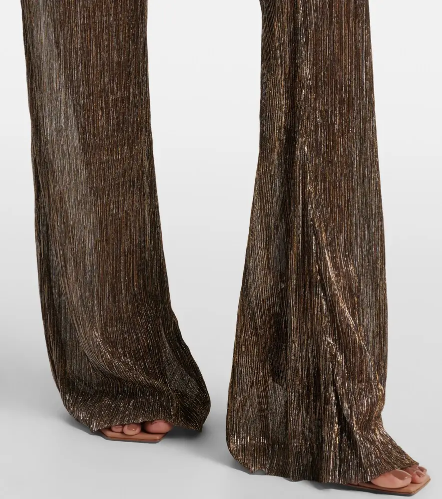 Cala de la Cruz Dries lamé flared pants | Thumbnail 6