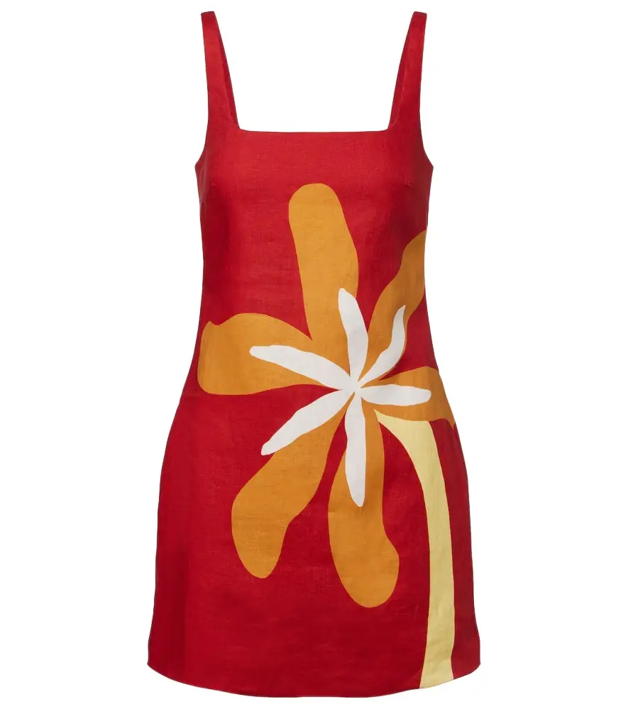 Cala de la Cruz Siela floral linen minidress | Image 1 Cala de la Cruz Siela floral linen minidress | Image 1
