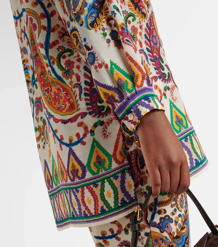 Etro Paisley printed silk shirt | Thumbnail 2 Etro Paisley printed silk shirt | Thumbnail 2