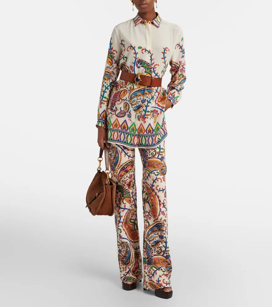 Etro Paisley printed silk shirt | Thumbnail 3 Etro Paisley printed silk shirt | Thumbnail 3